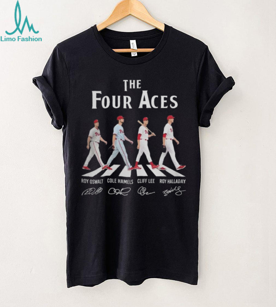 The Four Philadelphia Phillies Baseball Abbey Road Shirt