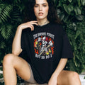 The Horrors Persist but so do I Skeleton Firefighter shirt