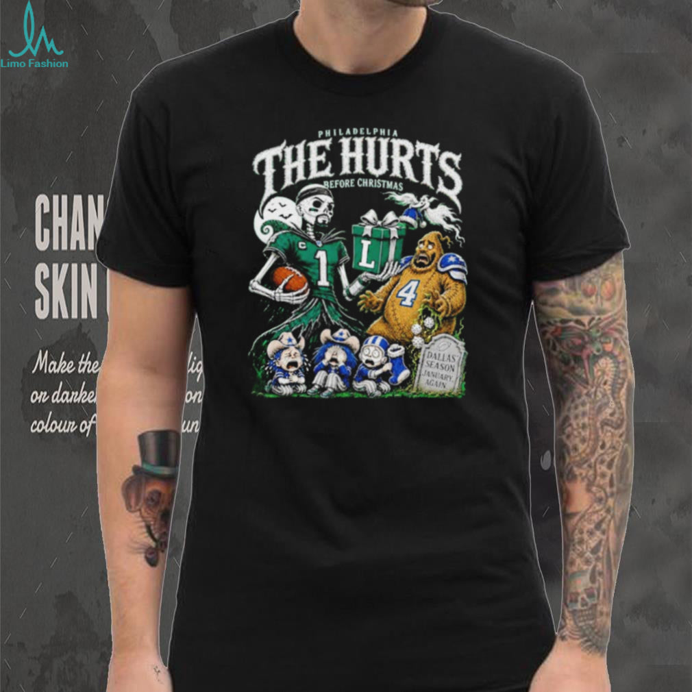 The Hurts Before Christmas Philadelphia Eagles shirt
