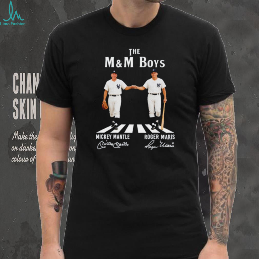 The M&M Boys New York Yankees Abbey Road signature shirt