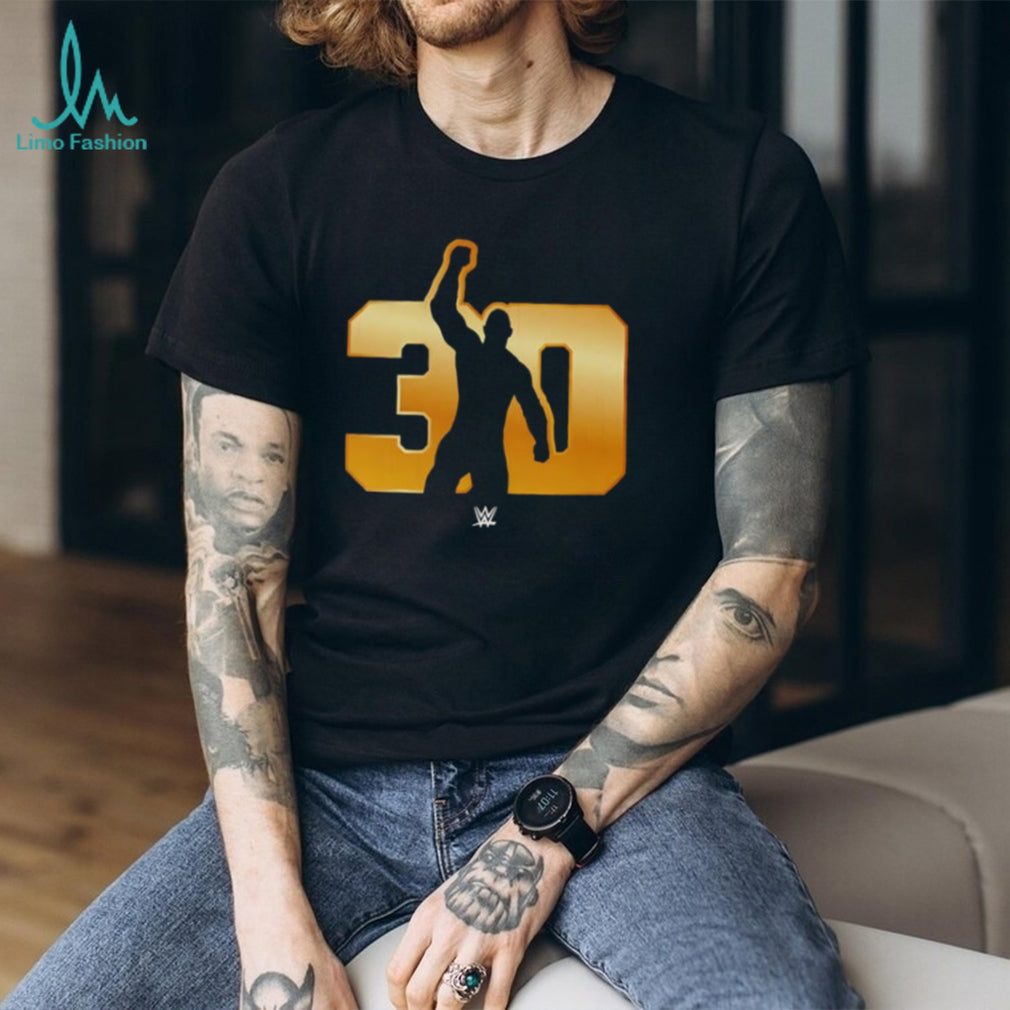 The Rock 30 WWE Years Logo shirt