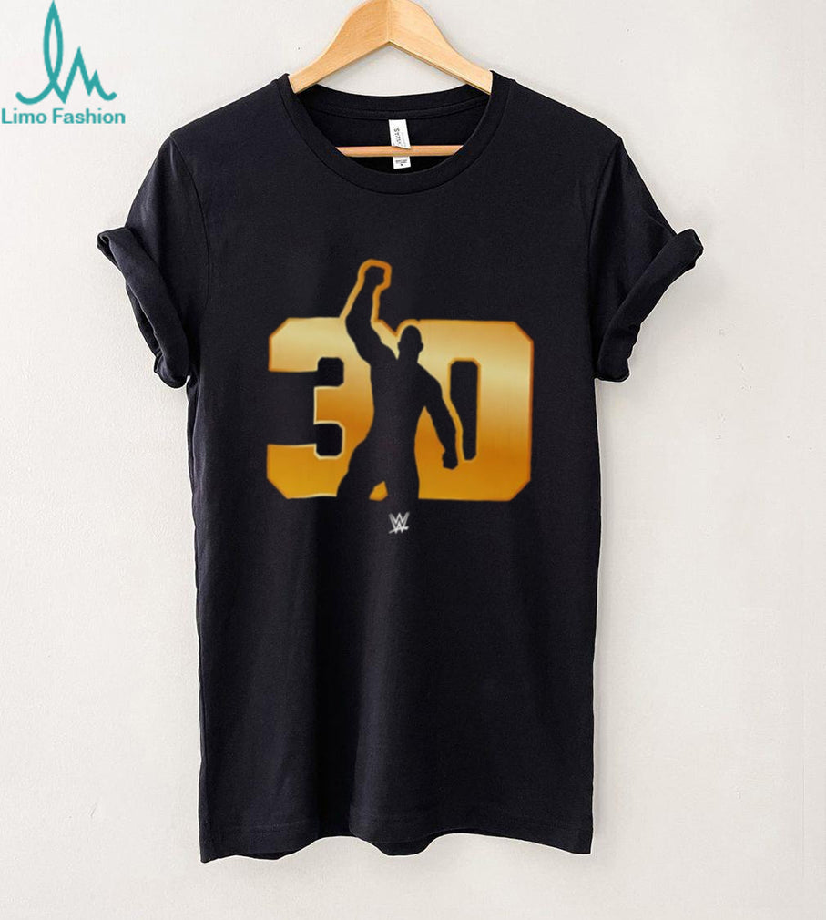 The Rock 30 WWE Years Logo shirt