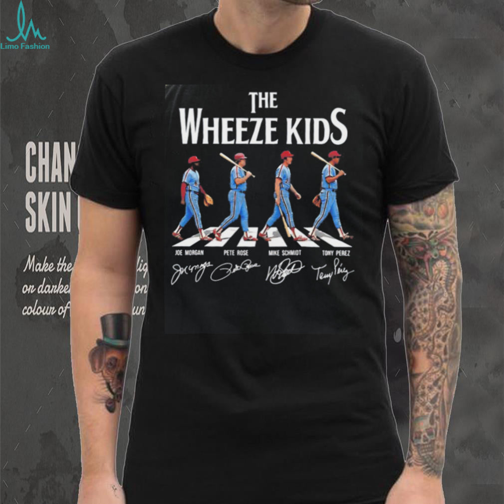 The Wheeze Kids Joe Morgan Pete Rose Mike Schmidt Tony Perez Philadelphia Phillies shirt