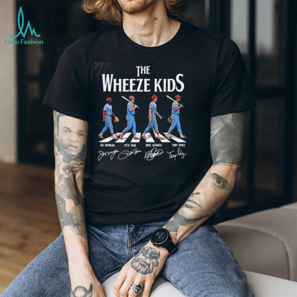The Wheeze Kids Joe Morgan Pete Rose Mike Schmidt Tony Perez Philadelphia Phillies shirt