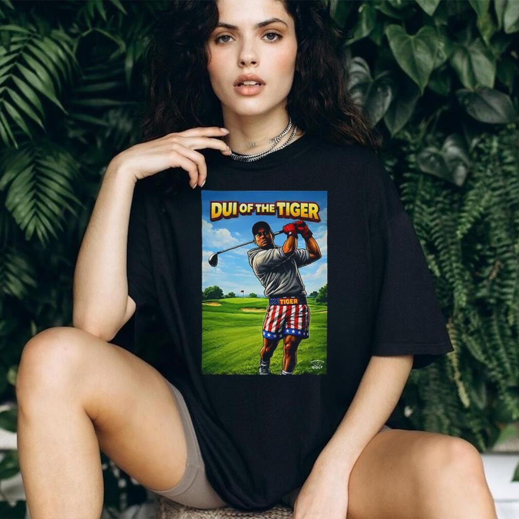 Tiger Wood DUI of the Tiger Golf Graphic shirt