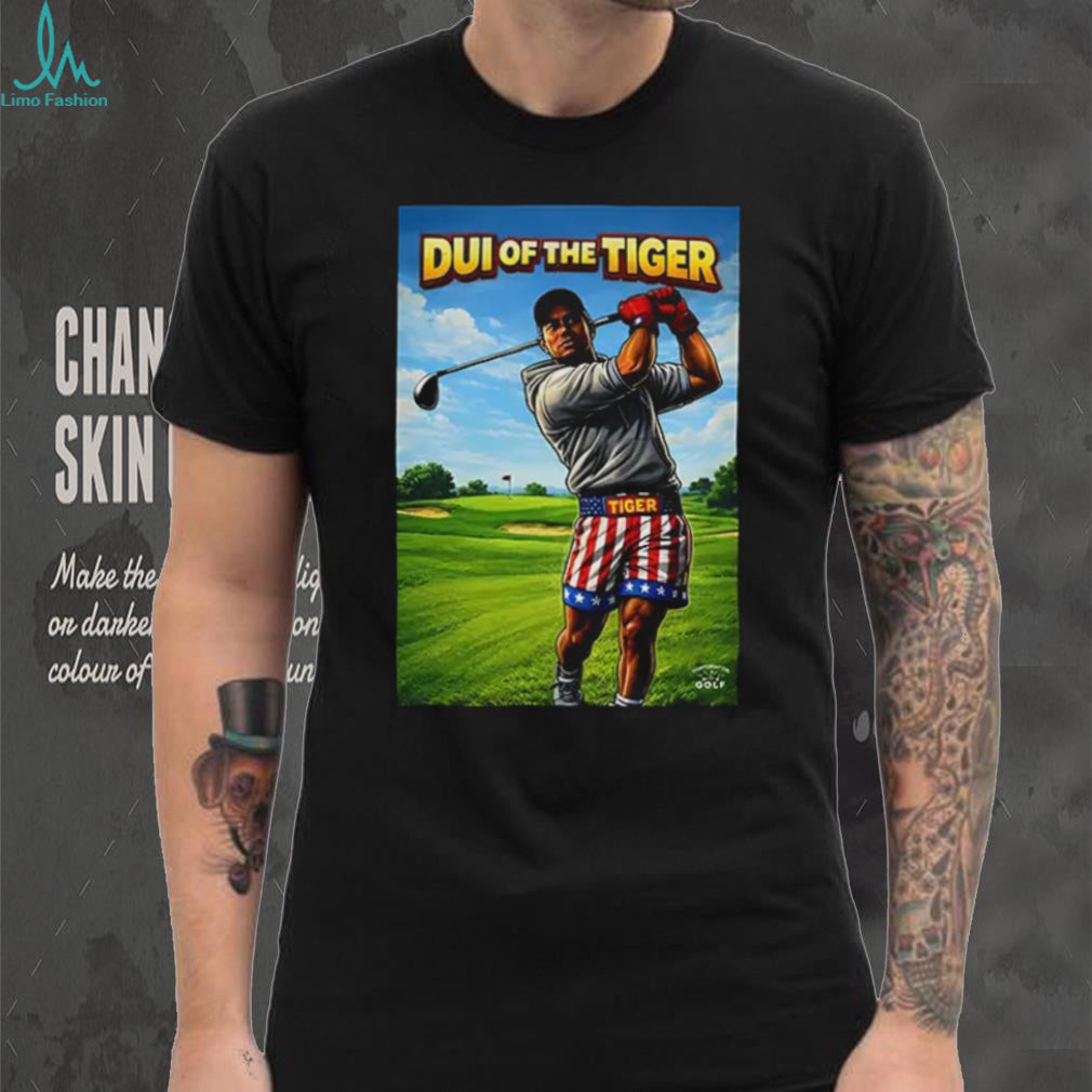 Tiger Wood DUI of the Tiger Golf Graphic shirt
