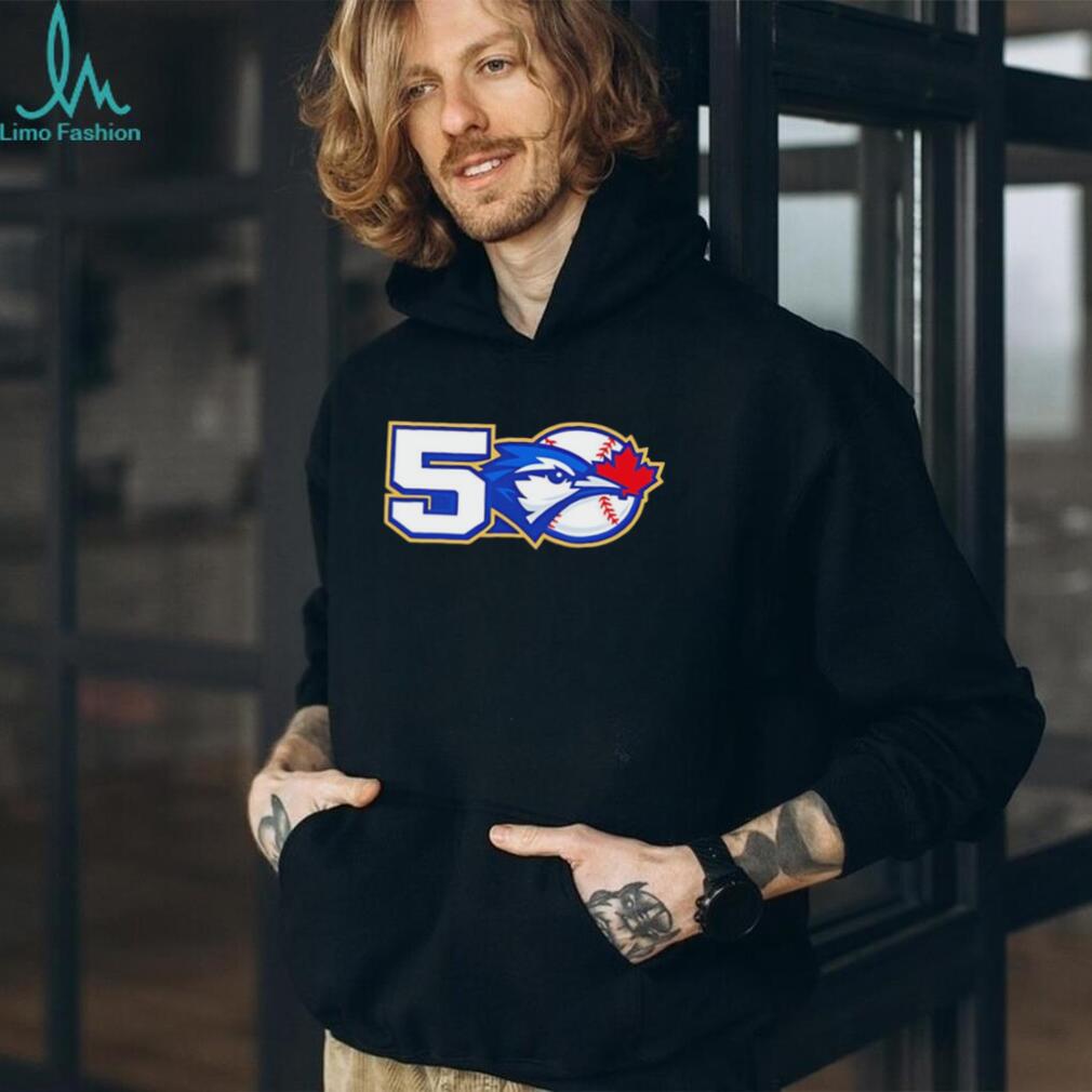 Toronto Blue Jays 50th Anniversary logo shirt