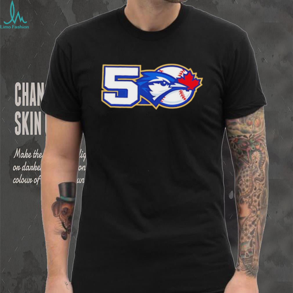 Toronto Blue Jays 50th Anniversary logo shirt