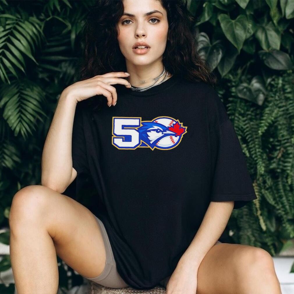 Toronto Blue Jays 50th Anniversary logo shirt