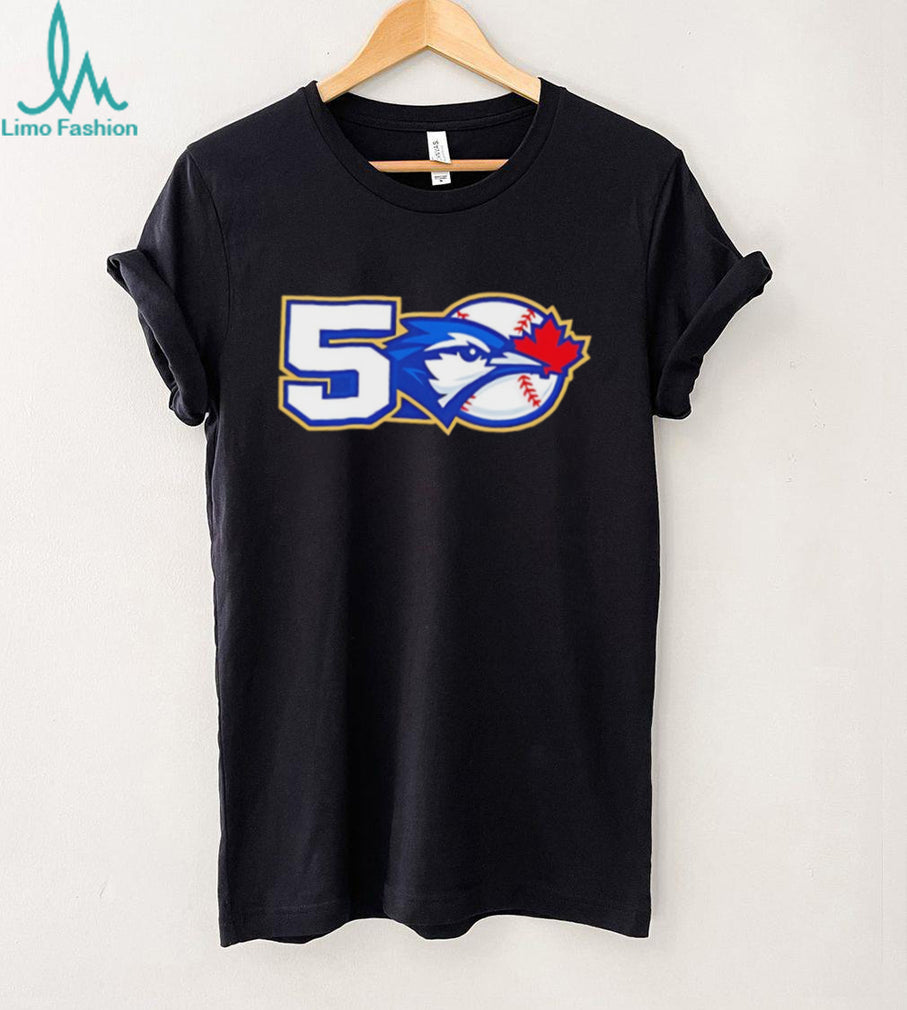 Toronto Blue Jays 50th Anniversary logo shirt