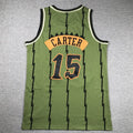 Toronto Raptors #15 Vince Carter Raptors 15 Green s-xxl Style 1