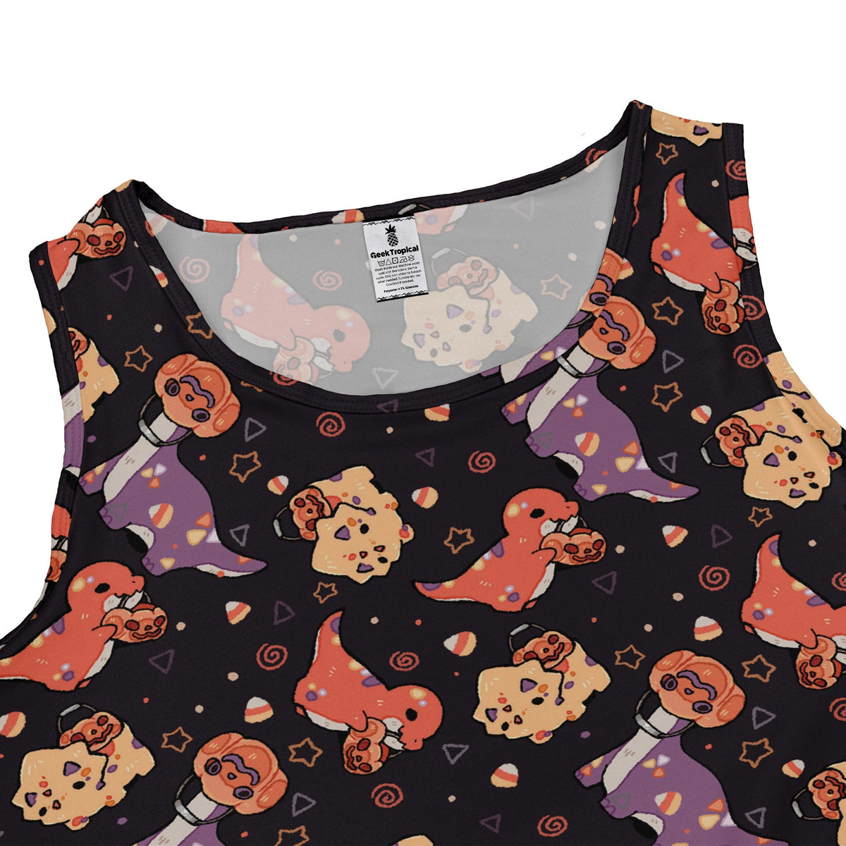 Trick or Treat Dinos Sleeveless Dress