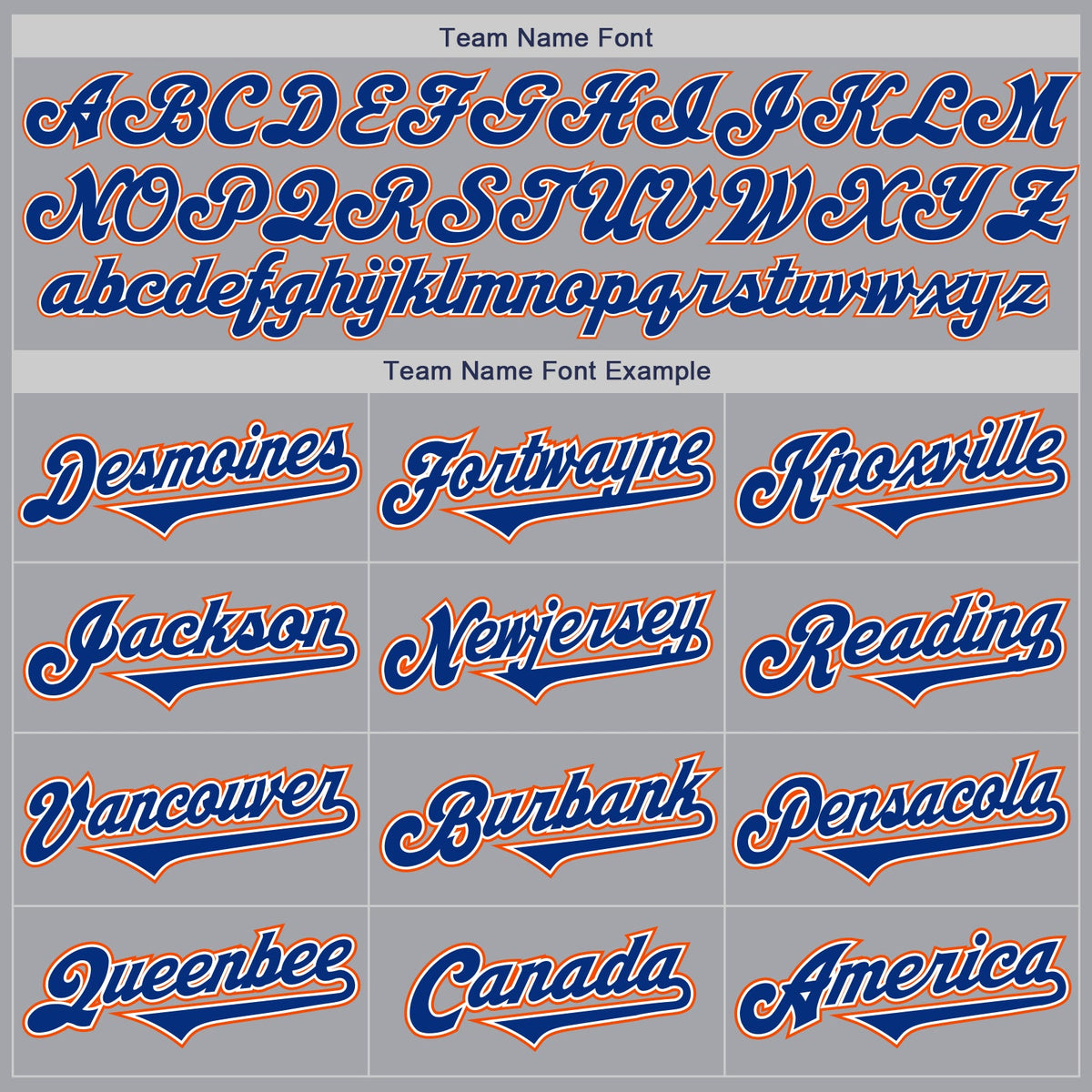 Custom Gray Royal-Orange Authentic Two Tone Baseball Jersey