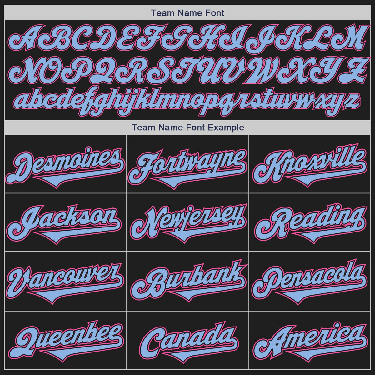 Custom Black Light Blue-Pink Authentic Two Tone Baseball Jersey