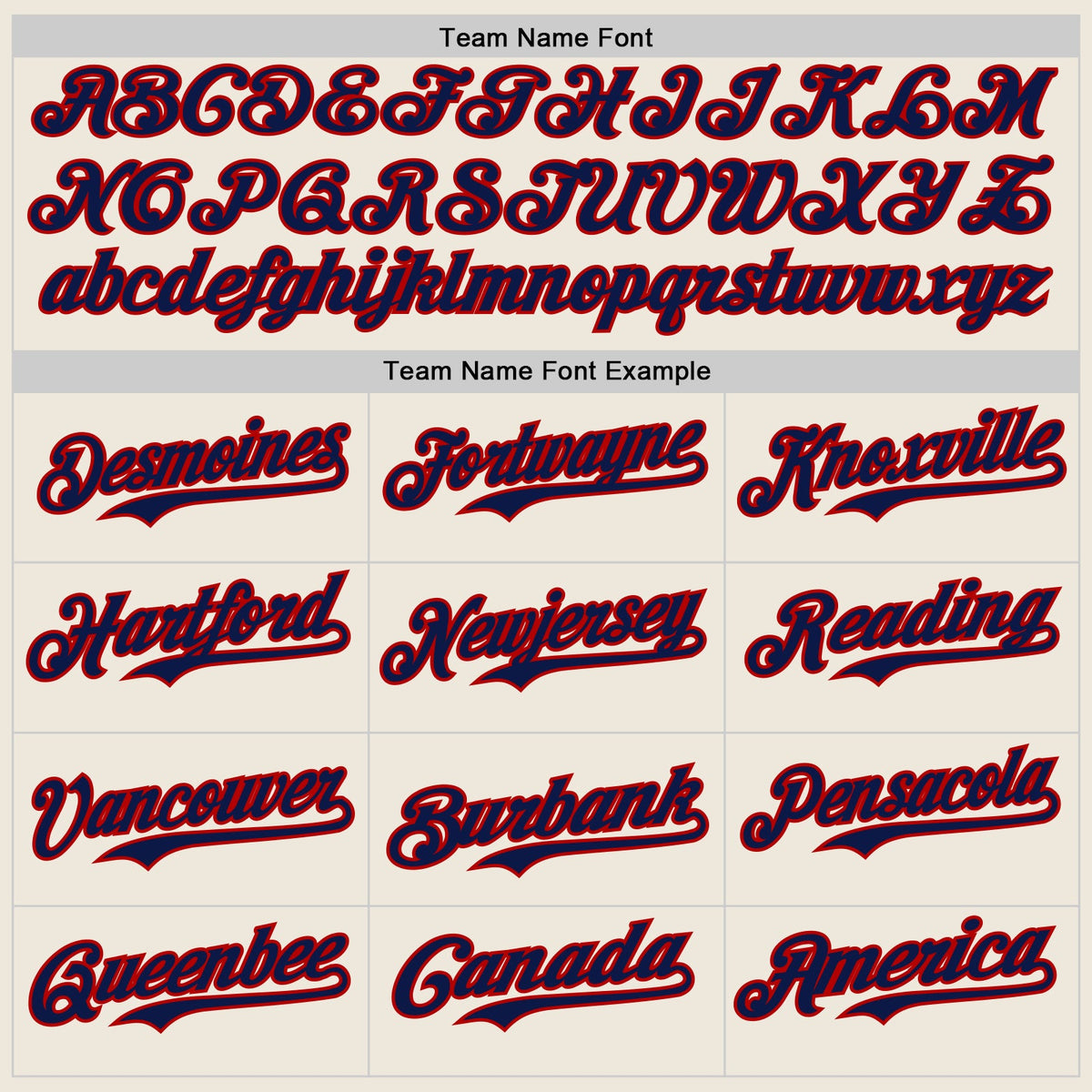 Custom Cream Navy Pinstripe Red Authentic Two Tone Baseball Jersey