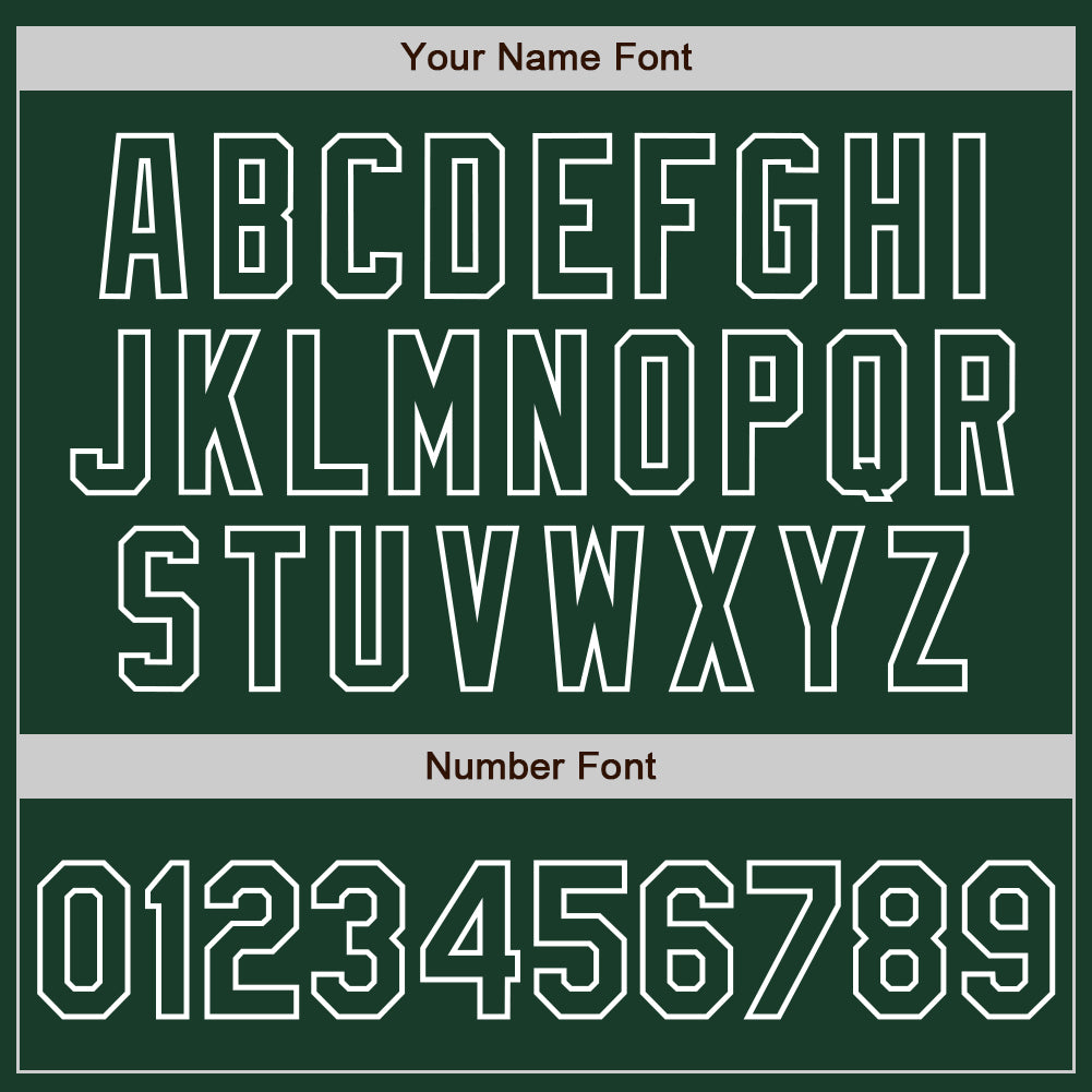 Custom Green White Pinstripe White Authentic Two Tone Baseball Jersey