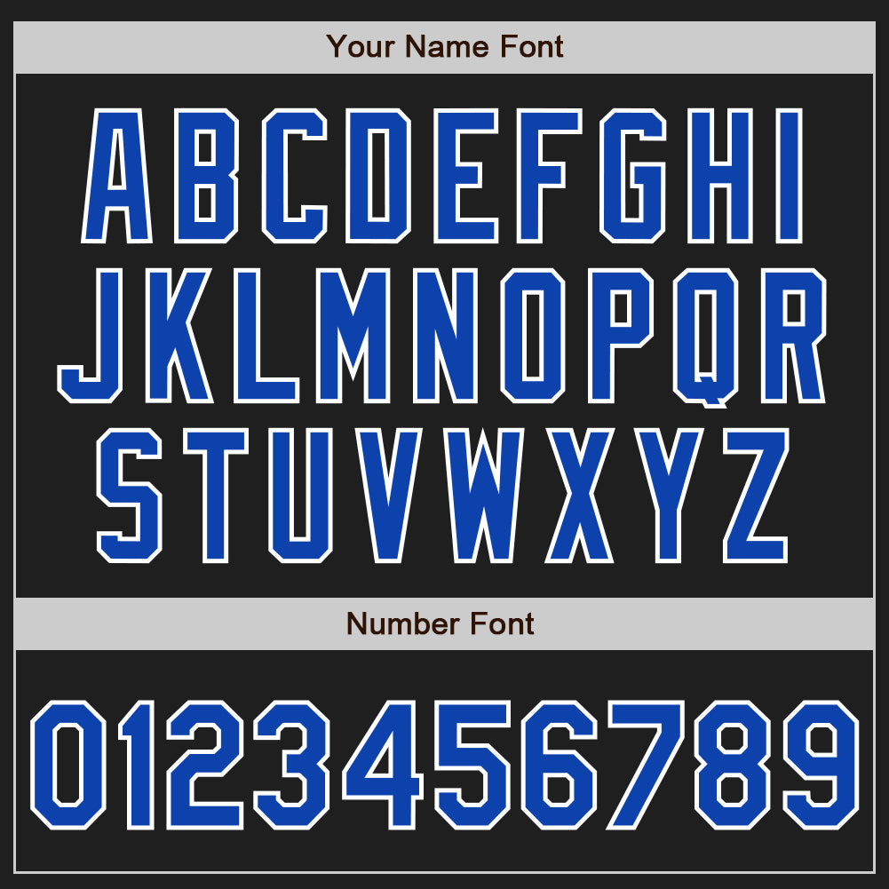 Custom Black Thunder Blue Neon Green-White Two Tone Authentic Baseball Jersey