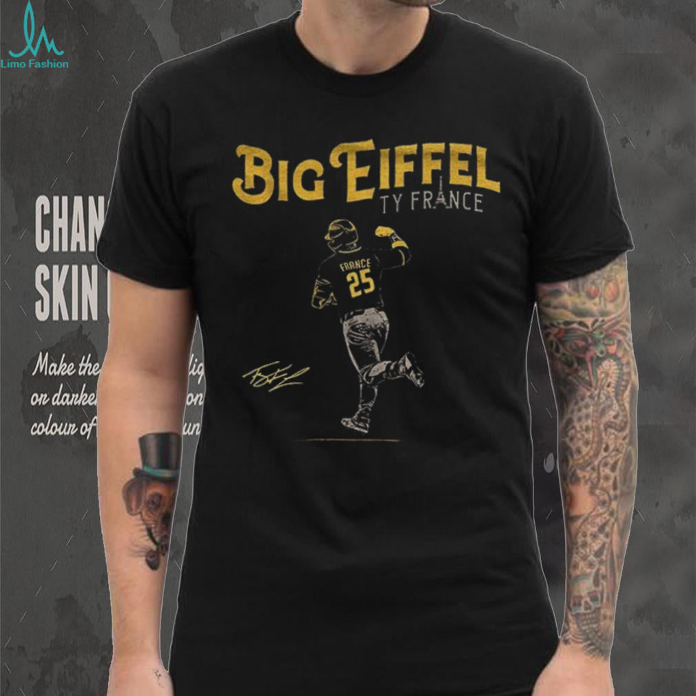 Ty France San Diego Padres baseball player Big Eiffel shirt