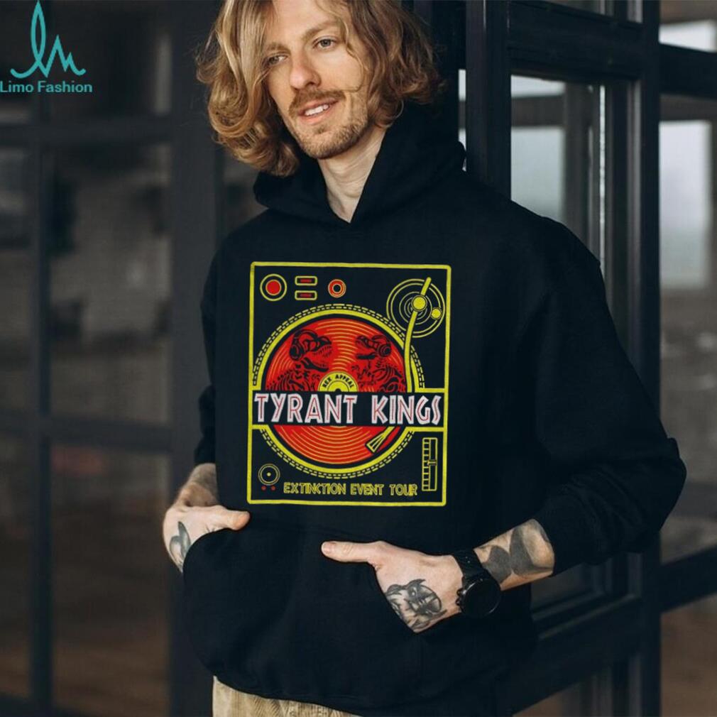 Tyrant Kings Extinction World Tour DJ T Rex shirt