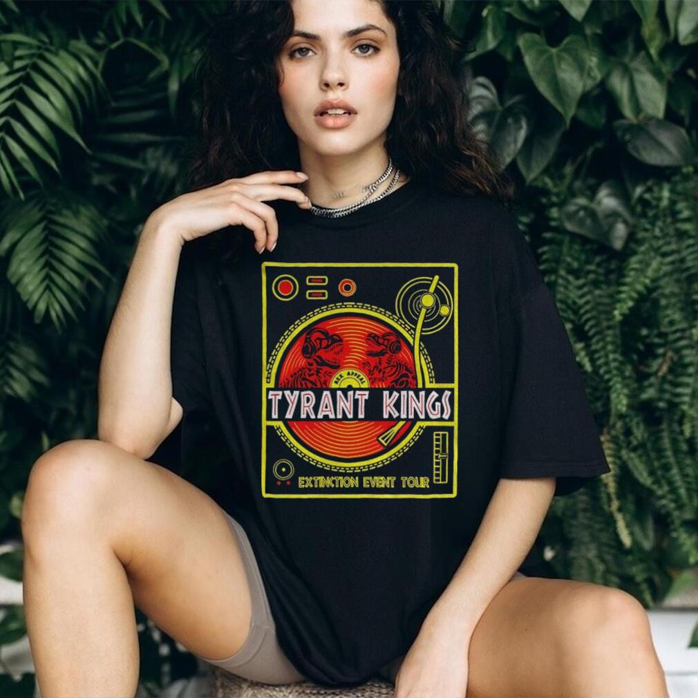 Tyrant Kings Extinction World Tour DJ T Rex shirt