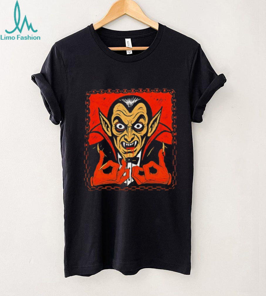 Vampire Dracula Hand Sign Halloween Horror T Shirt