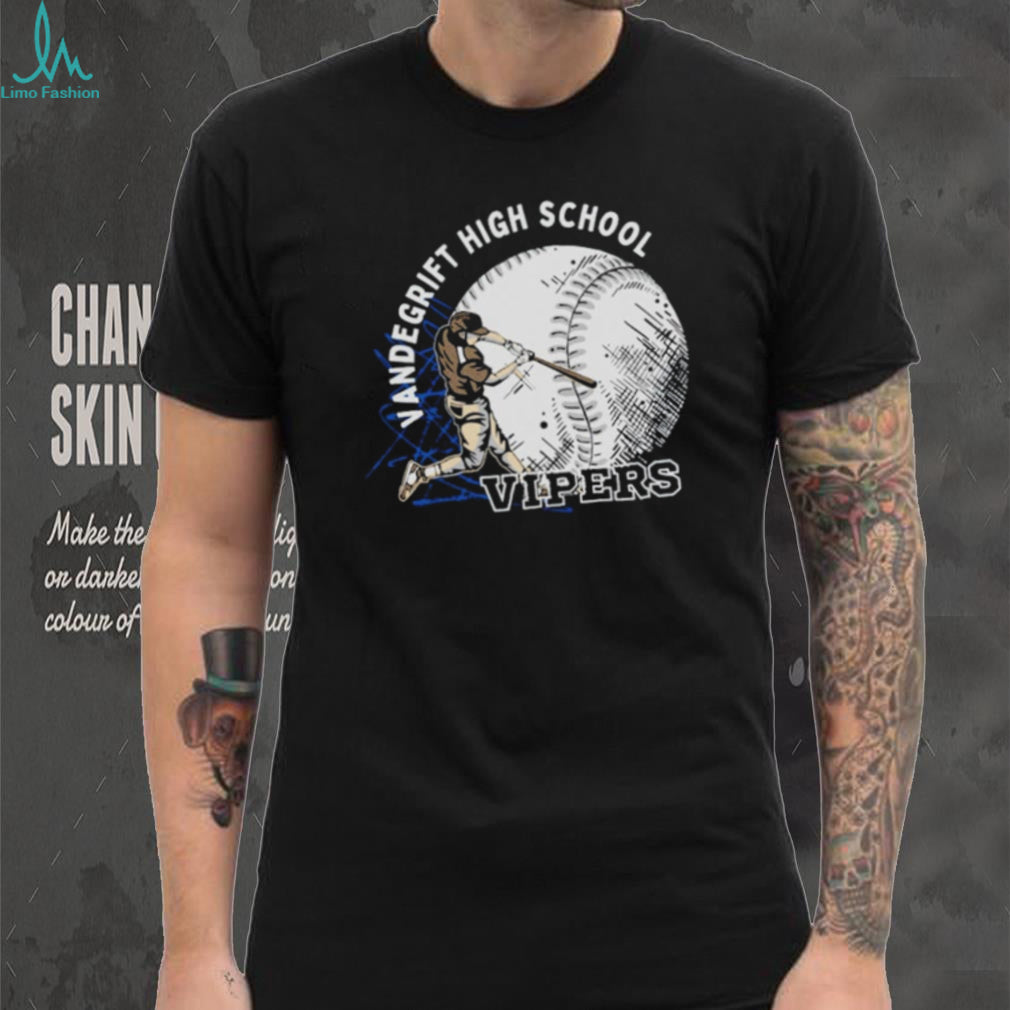 Vandegrift Crown Trio Baseball Highschool graphic shirt