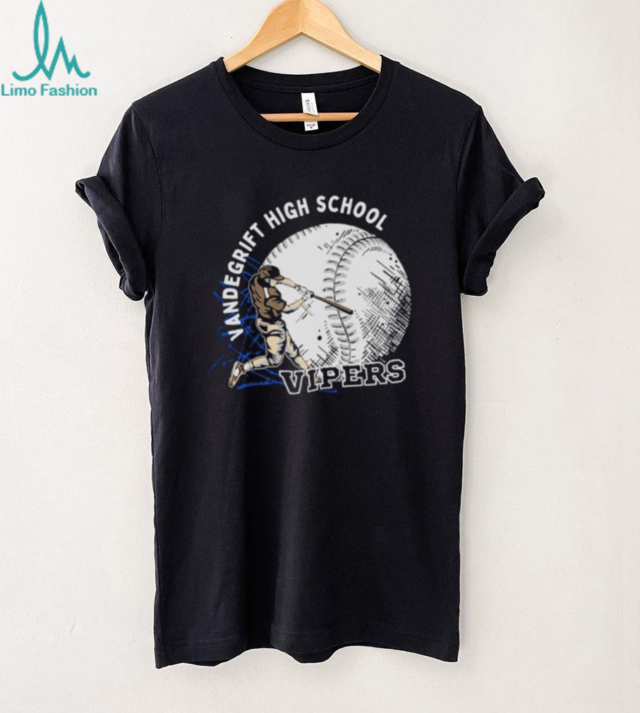 Vandegrift Crown Trio Baseball Highschool graphic shirt