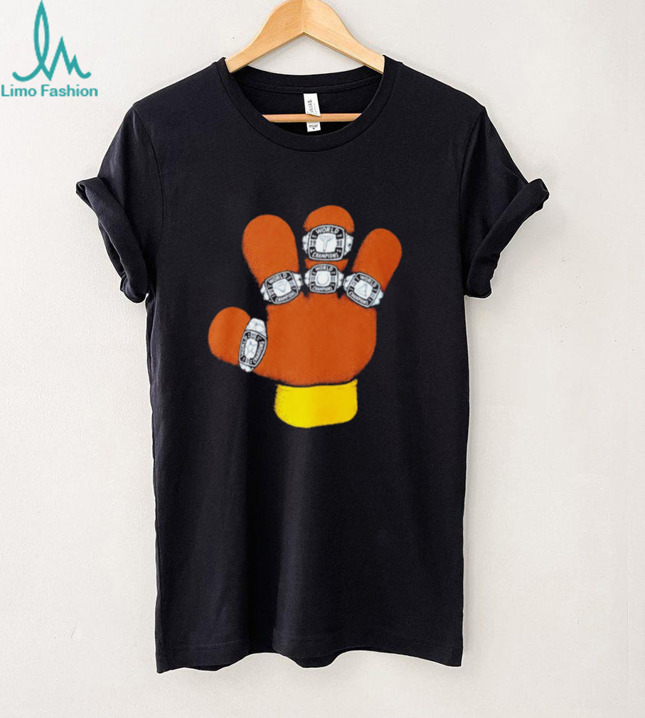 Vanessa Bryant Wearing Five Championship Rings Basketball Shirt