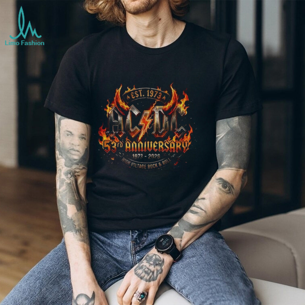 Vintage ACDC 53rd Anniversary Pwr Up Tour shirt