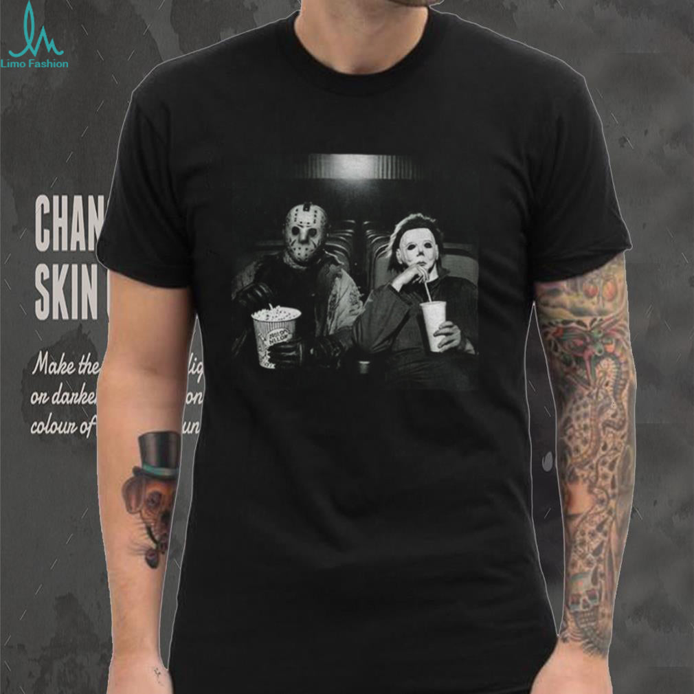 Vintage Jason And Michael Myers Cinema Halloween 2026 shirt