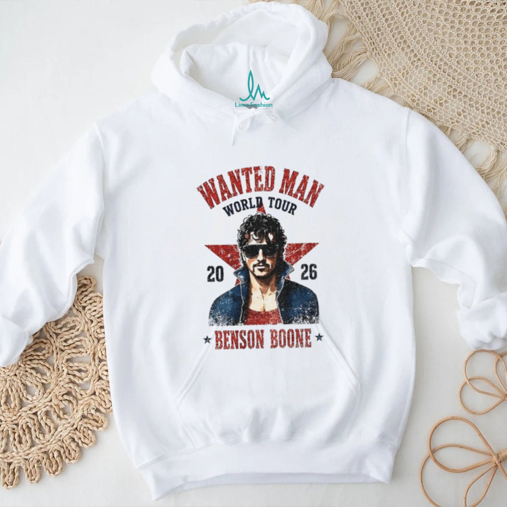Wanted Man Graphic Benson Boone World Tour 2026 shirt