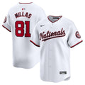 Washington Nationals #81 Drew Millas Home Limited Player Jersey - White Style 2