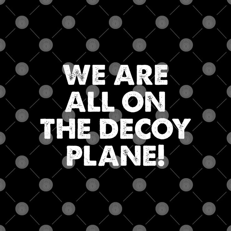 We Are All On The Decoy Plane Anti-Trump Protest T Shirt