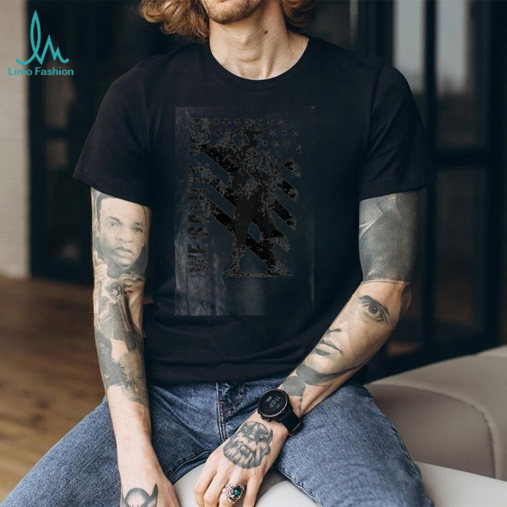 We Salute You Soldier American Flag military shirt]