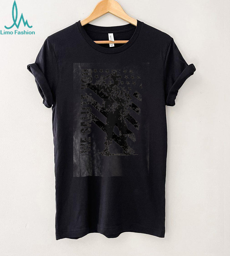 We Salute You Soldier American Flag military shirt]
