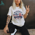 We Will Never Forget 9 11 25th Anniversary Twin Towers Flag Shirt