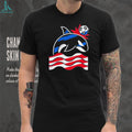 Wild Whale Stars and Stripes Simply Soccer shirt