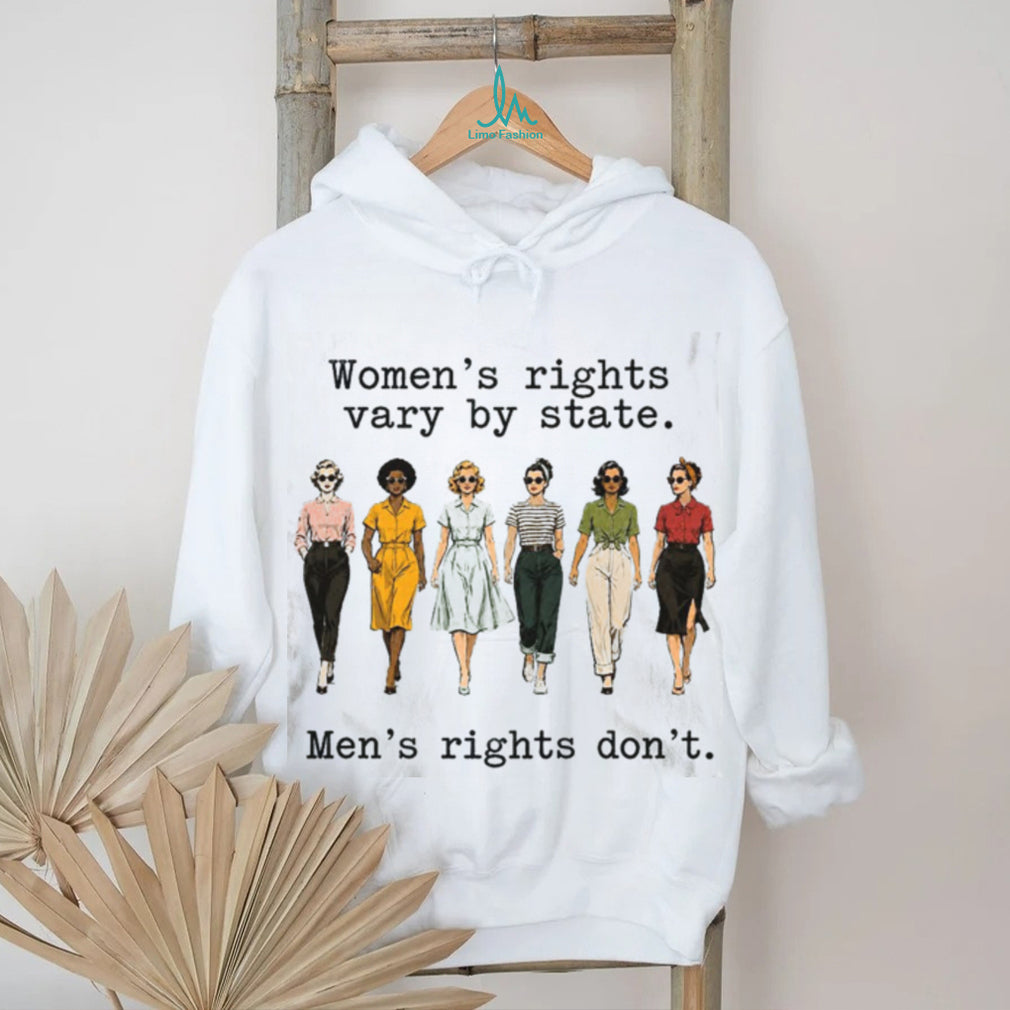 Women Rights Vary By State Feminist Retro Women Vintage T Shirt
