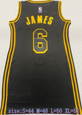 Women Los Angeles Lakers #6 Kobe Bryant Lakers 6 # James Black Women Dress Size S M L XL Style 2
