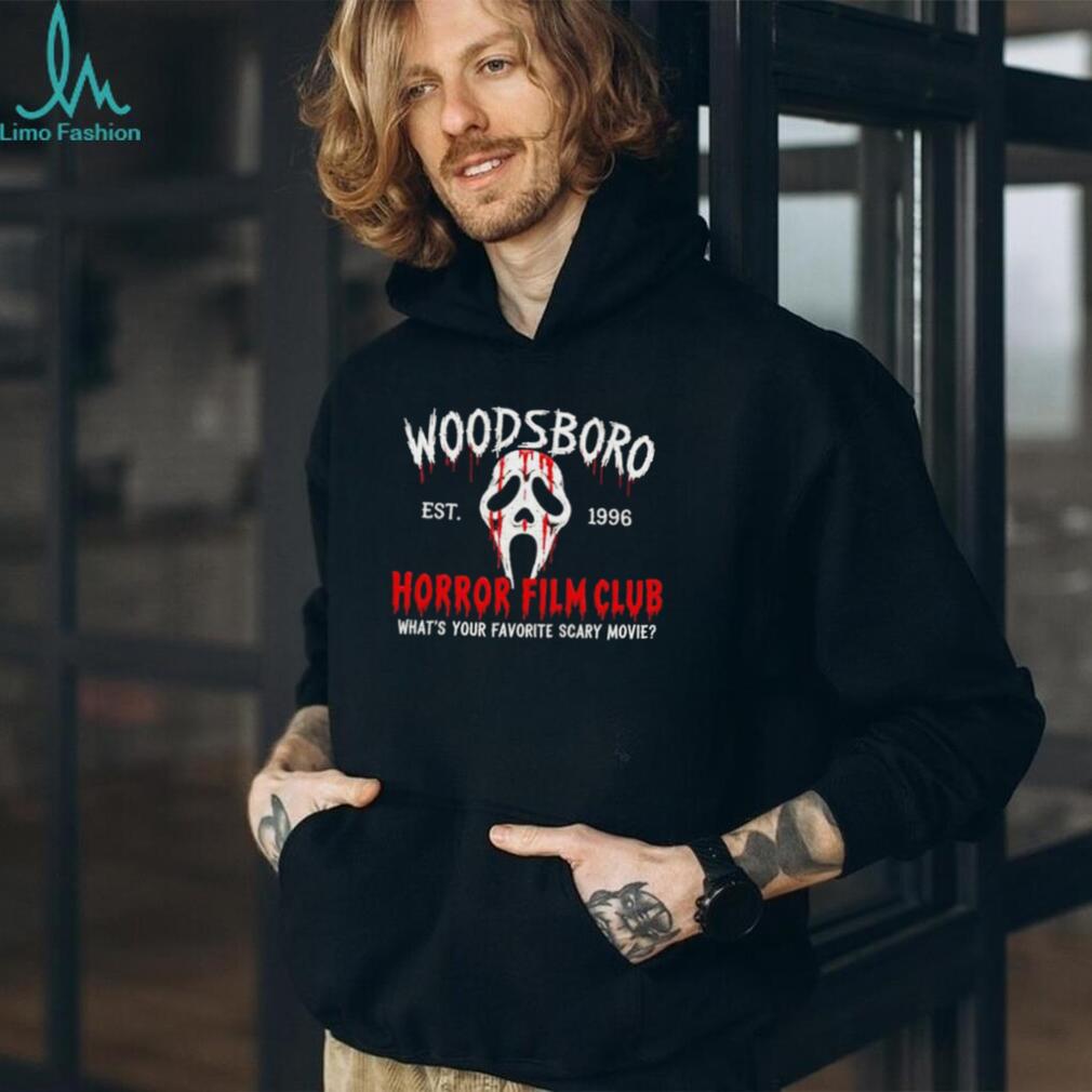 Woodsboro Horror Film Club What’s Your Favorite Scary Movie shirt
