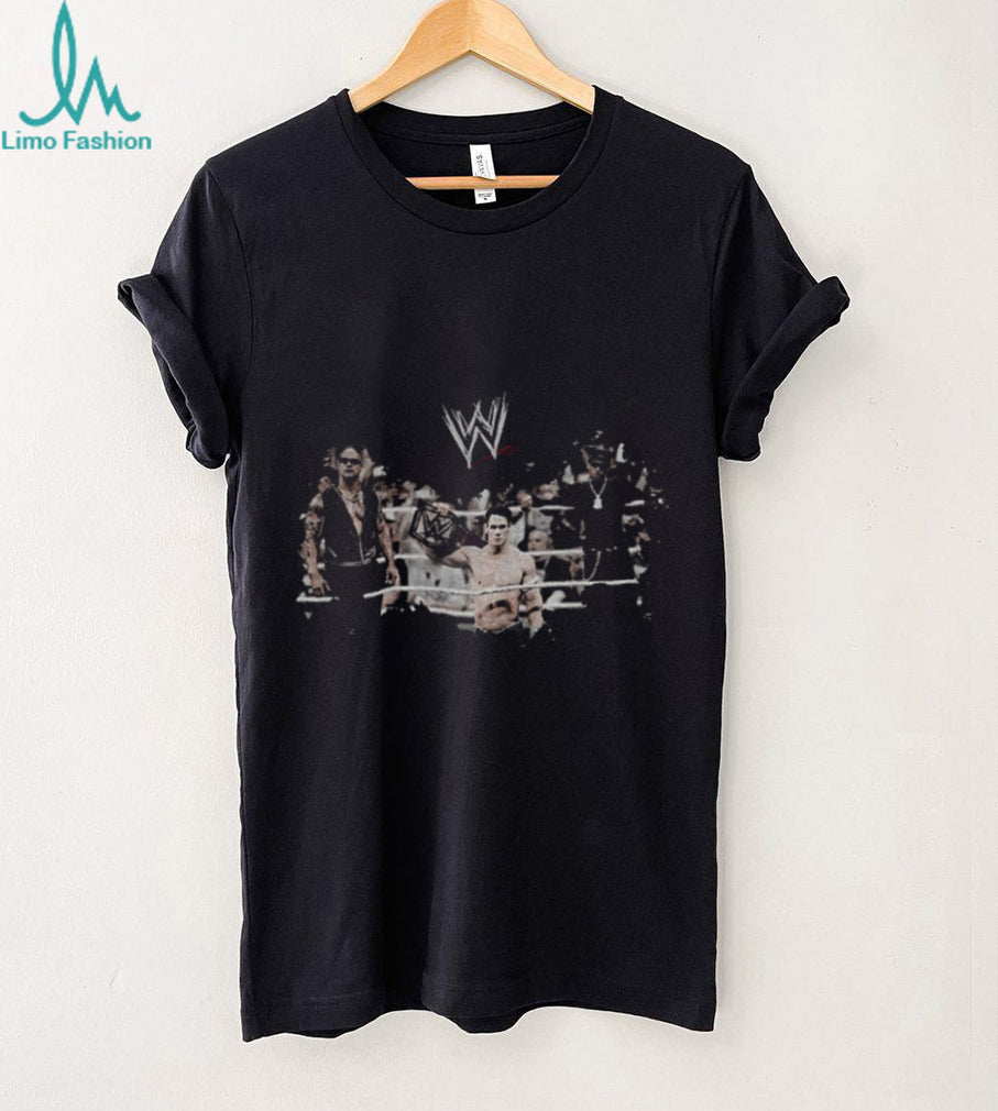Wrestling Is Real John Rock Travis WWE shirt