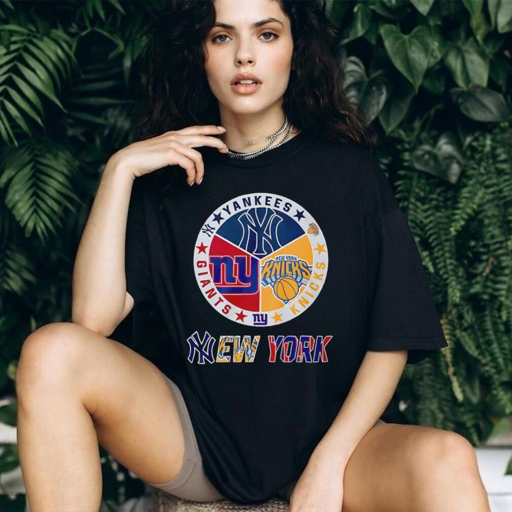 Yankees Giants Knicks New York Logo sports shirt