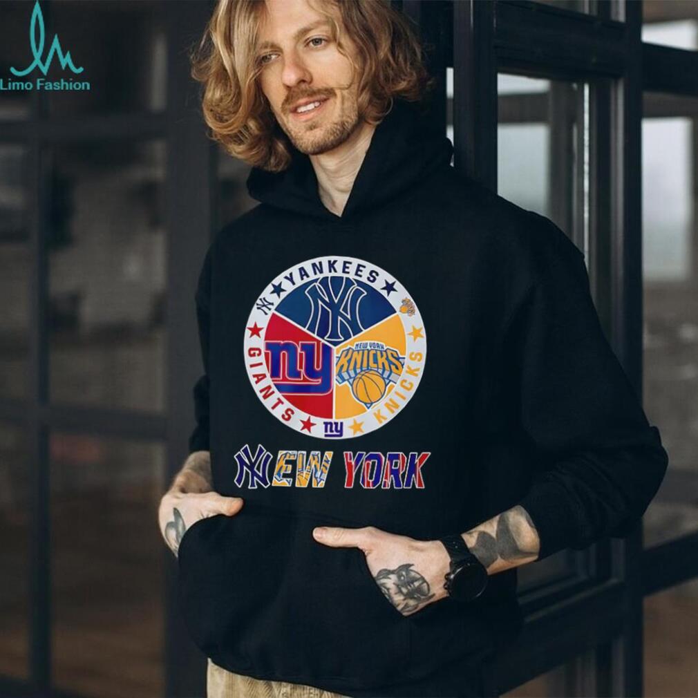 Yankees Giants Knicks New York Logo sports shirt