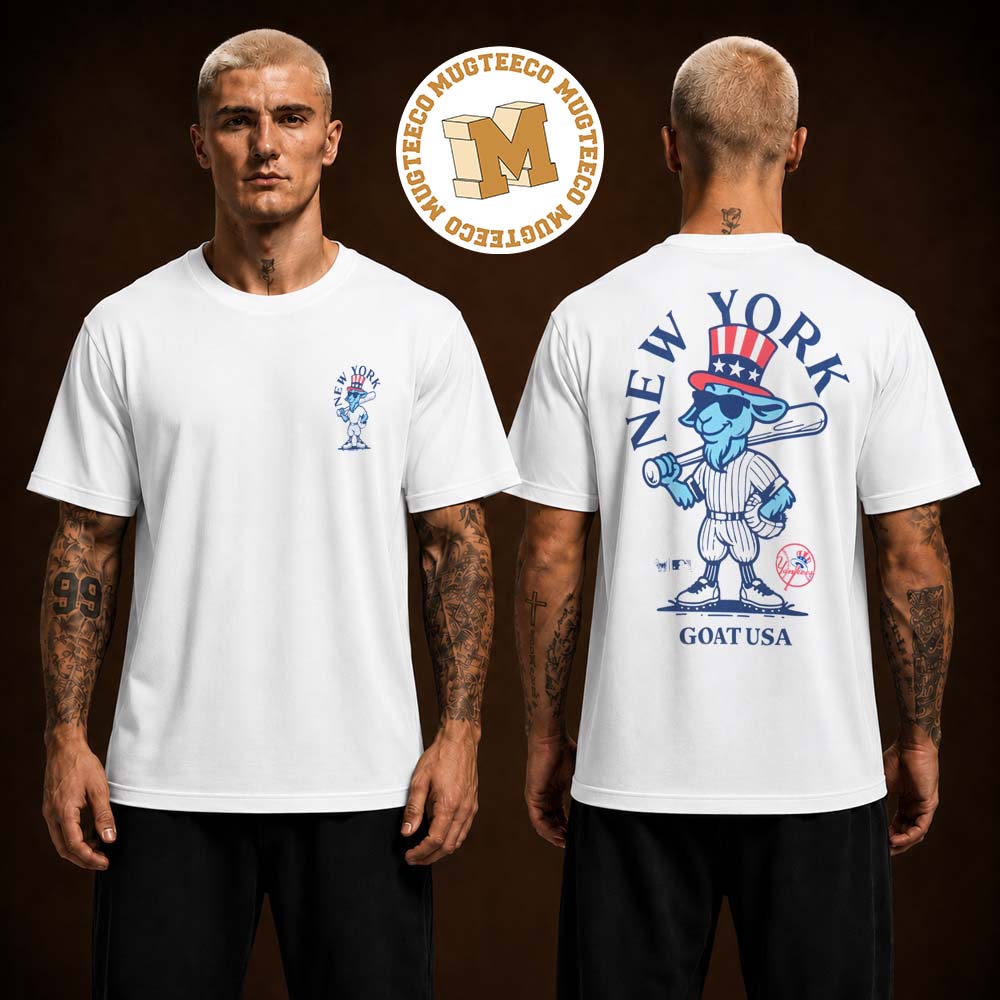 Yankees Uncle Sam Player New York Goat USA Two Sided Unisex T Shirt