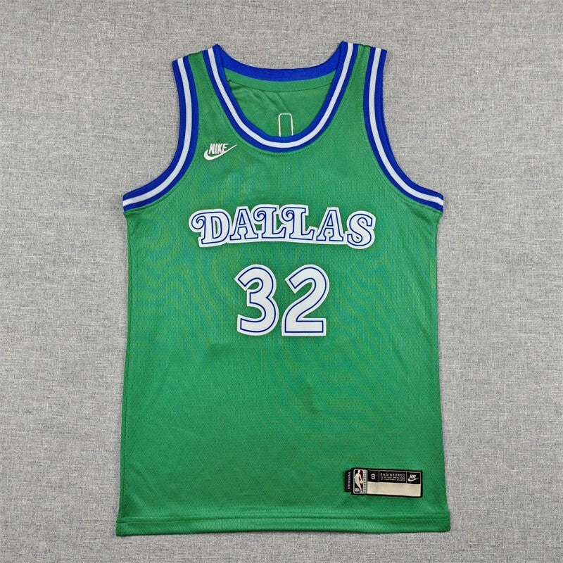 Youth Dallas Mavericks #32 Cooper Flagg Youth Mavericks 32 Classic Green Style 1