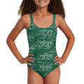 Youth New York Jets Bodysuit Comfortable Swimwear Beachwear Bathing 001(Pls