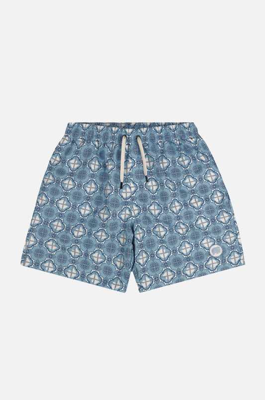 Tiles Seaqual®Yarn Swim Trunks Light Blue