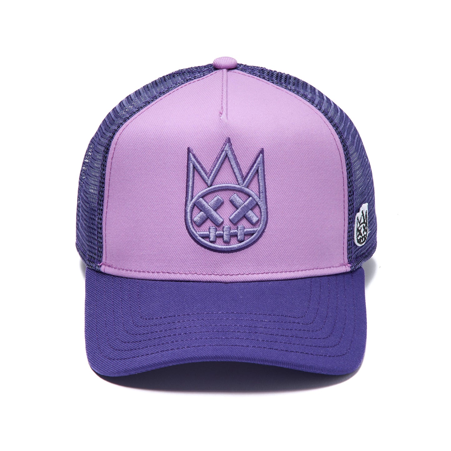 Cult's Logo Mesh Back Trucker Hat in Dusty Lavender
