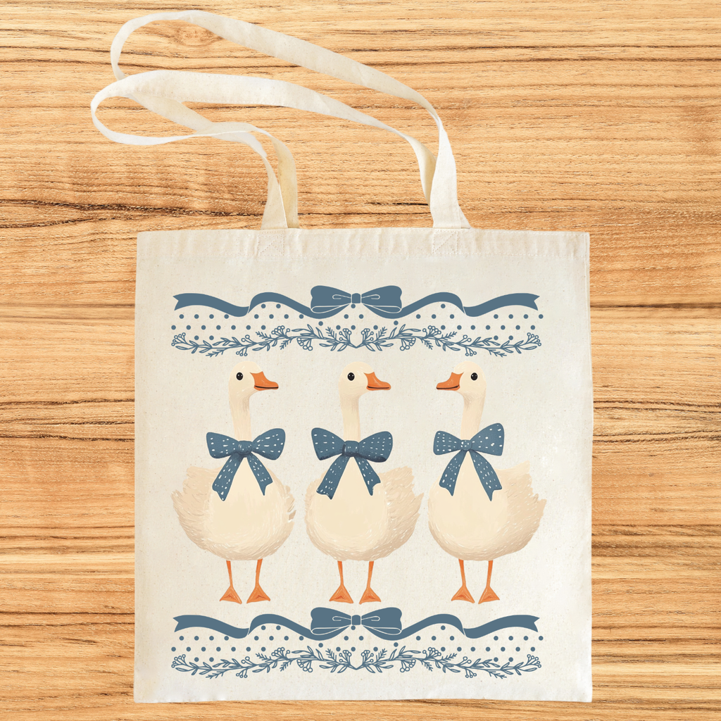 Vintage Goose Tote Bag