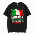 America Is Italian We Discovered It We Named It We Built It 0 Tshirts Sweater